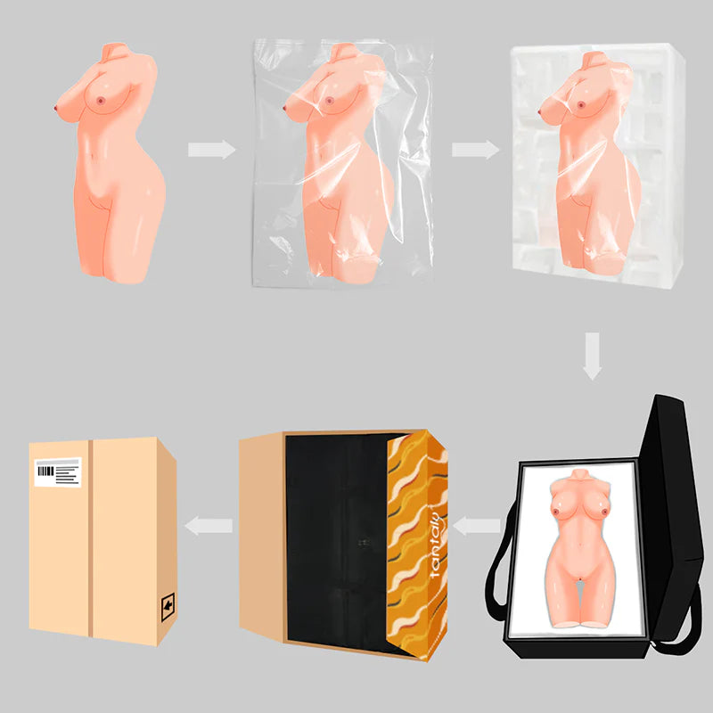 Ginny: 38.1LB Removable Vaginal Sex Doll 4 in 1 with Tantabosom