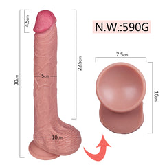 30cm Cheap Beautiful Silicone Sex Doll Torso Dildo Male Masturbator Cosdoll