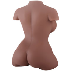 33cm Black Skin Upper Body Sex Doll Torso Toy Masturbator Cosdoll