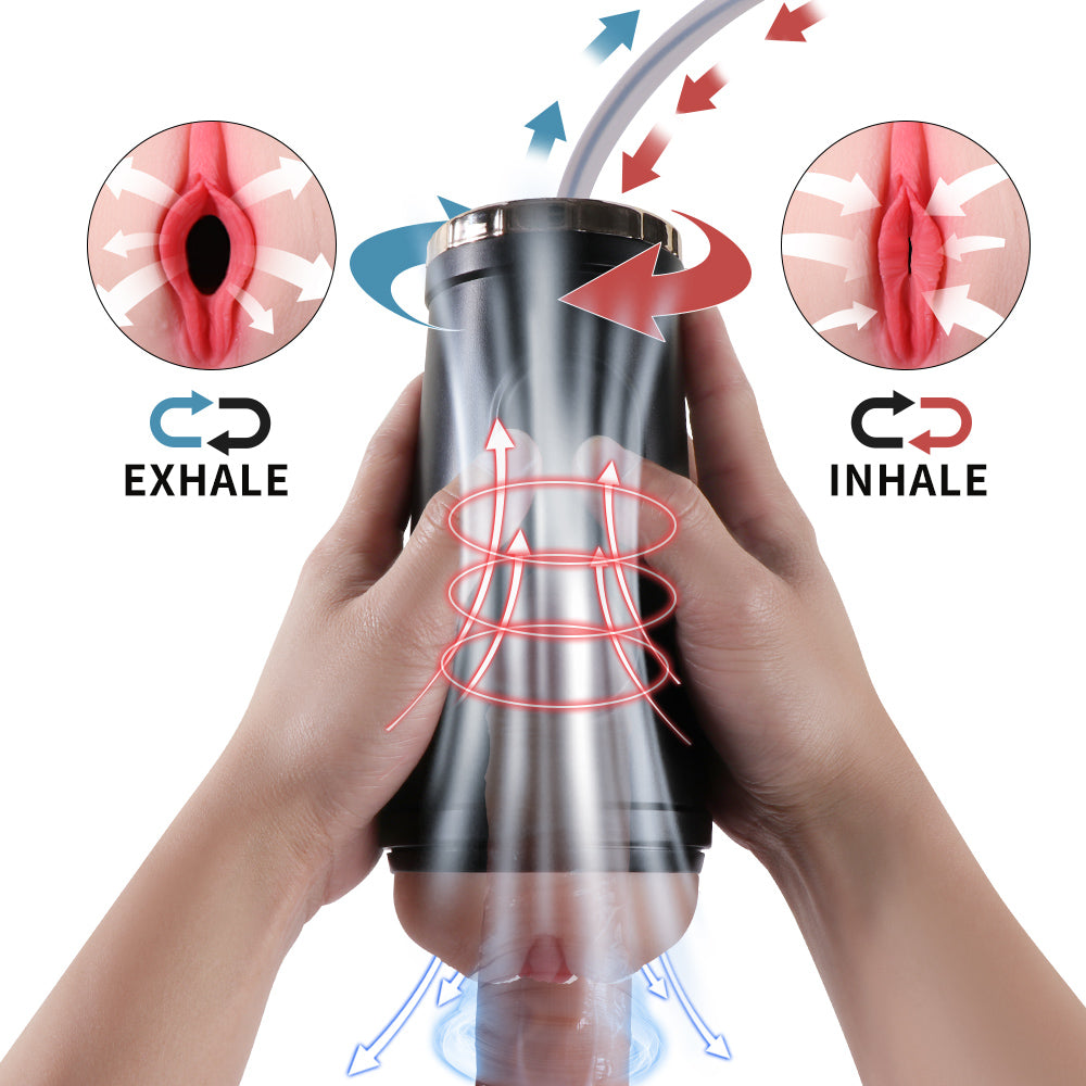 Rock Charging Masturbator Sucking Vibration Handheld Aircraft Cup