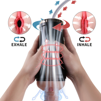 Rock Charging Masturbator Sucking Vibration Handheld Aircraft Cup