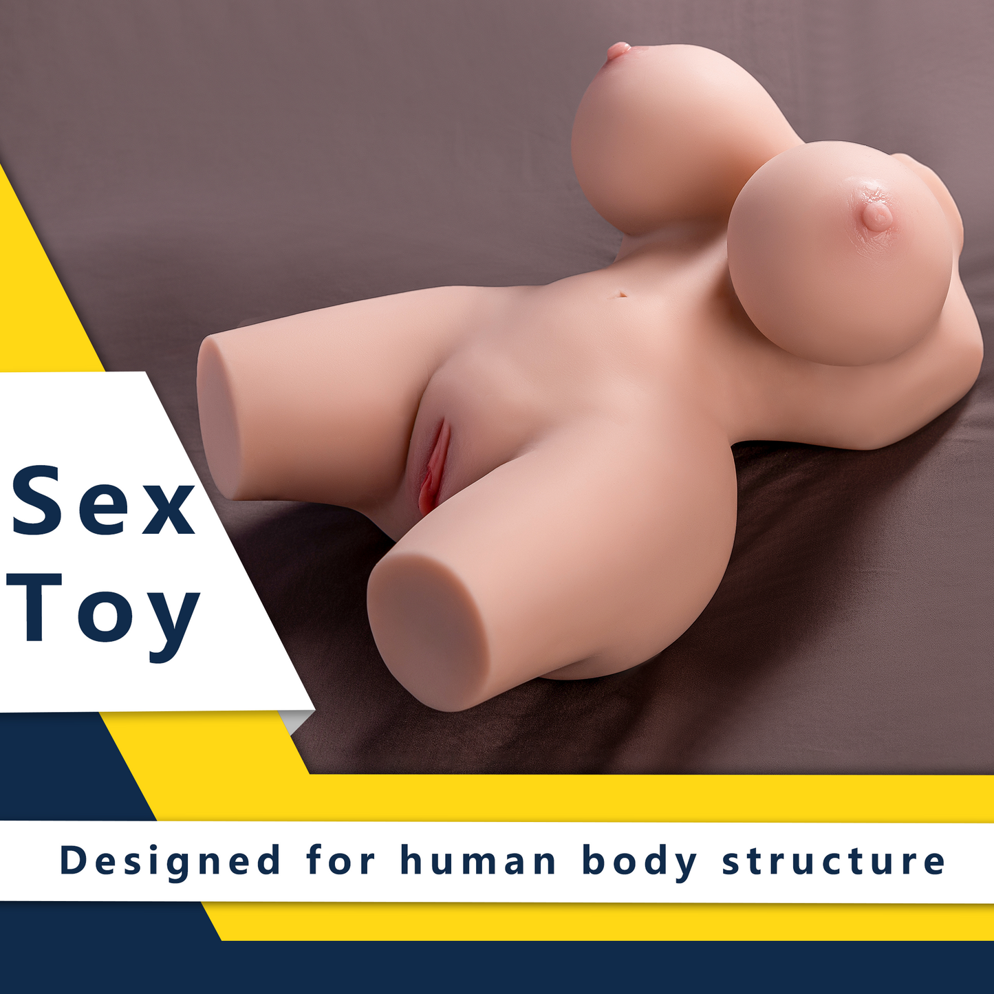 Frieda Realistic Busty Pocket Pussy 8.82LB Female Big Tits Butts Masturbator Cheap Sex Doll Torso Adult Toy For Men