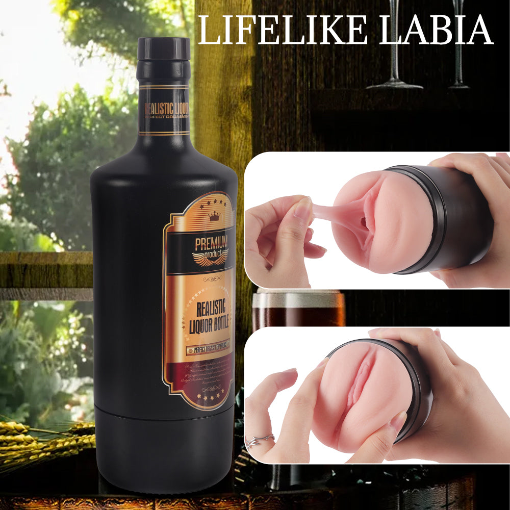 Lila Wine Bottle Aircraft Cup Adult Sex Toys Masturbator