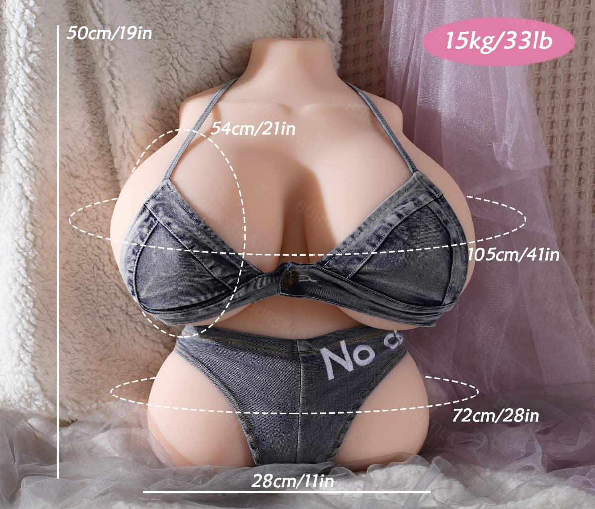 YouQ Realistic Cute Big Busty Love Doll Torso