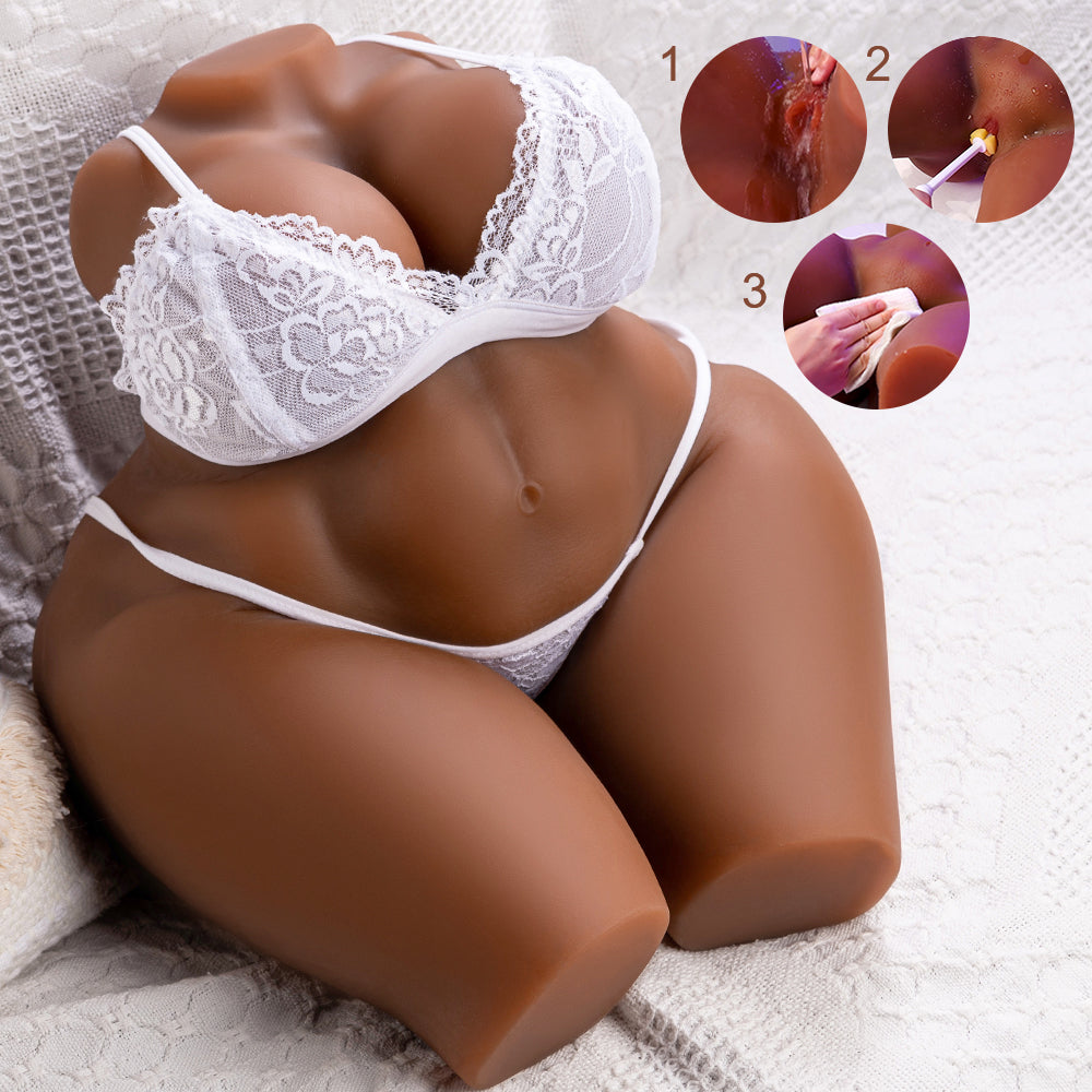 Alma Big Boobs & Butts Female Sex Doll Torso 25.35LB Life-Size Male Masturbator Toys