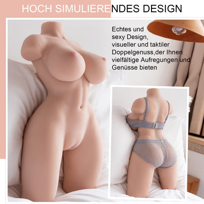 Rosman Life Size Sex Doll Torso 17.94LB BBW Busty Skinny Big Boobs Booty Sexdoll Real Dolls Male Masturbator Adult Toys