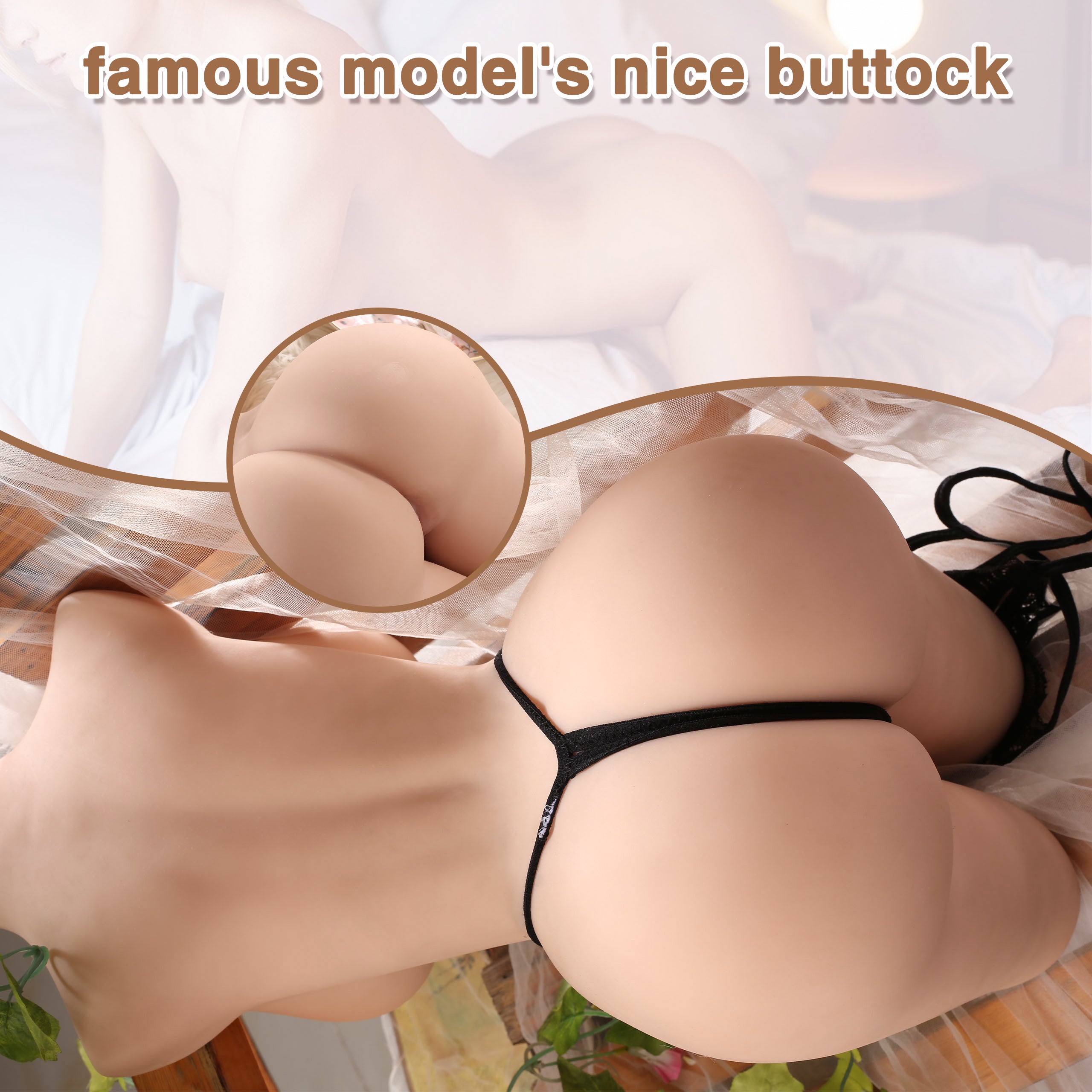 Page BBW Realistic Big Breast Booty Torso Sex Dolls 18.29LB Female Life Size Love Doll Male Adult Sexy Toy