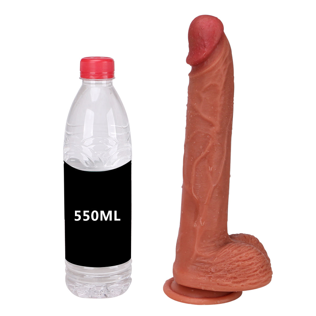 B08 28cm Portable Cheap Silicone Male Dildo Cosdoll