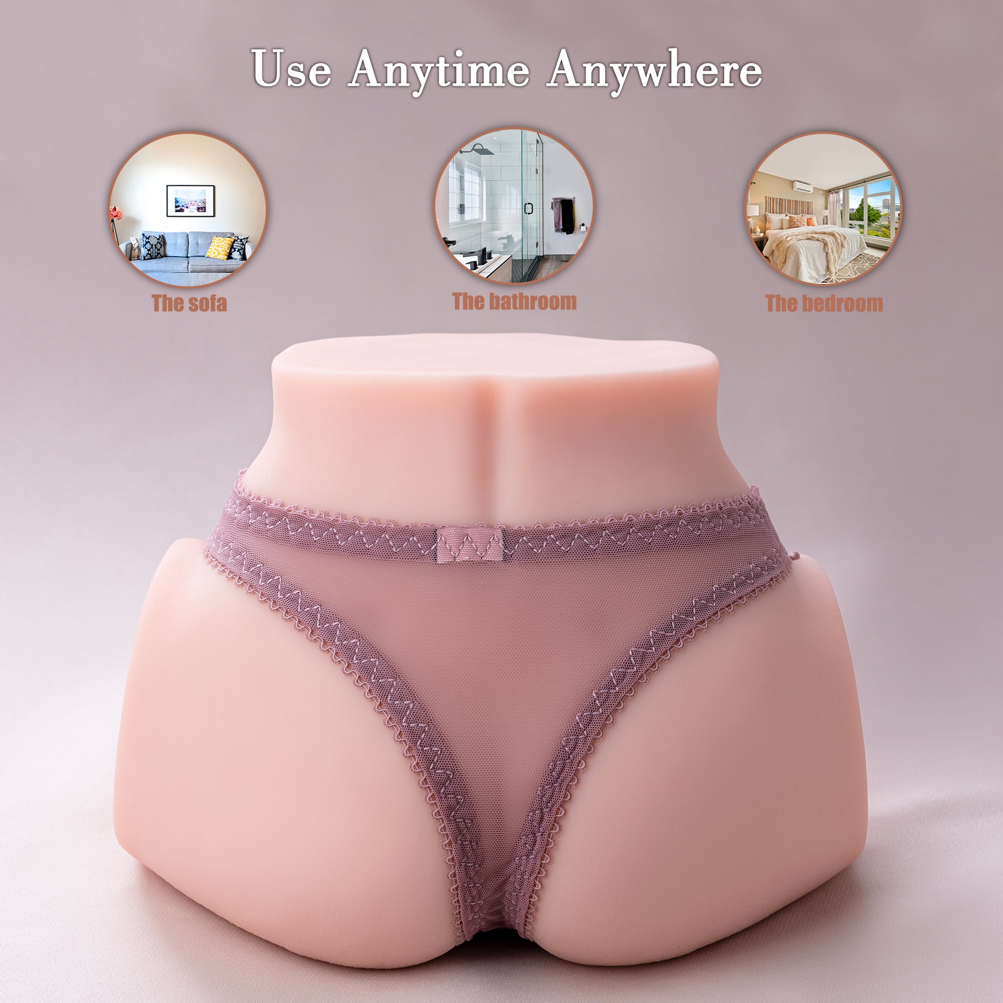 Vicky 4.4lb Torso Adult Sexy Toy Vagina Realistic Ass Male Masturbator Vibrating Sex Dolls