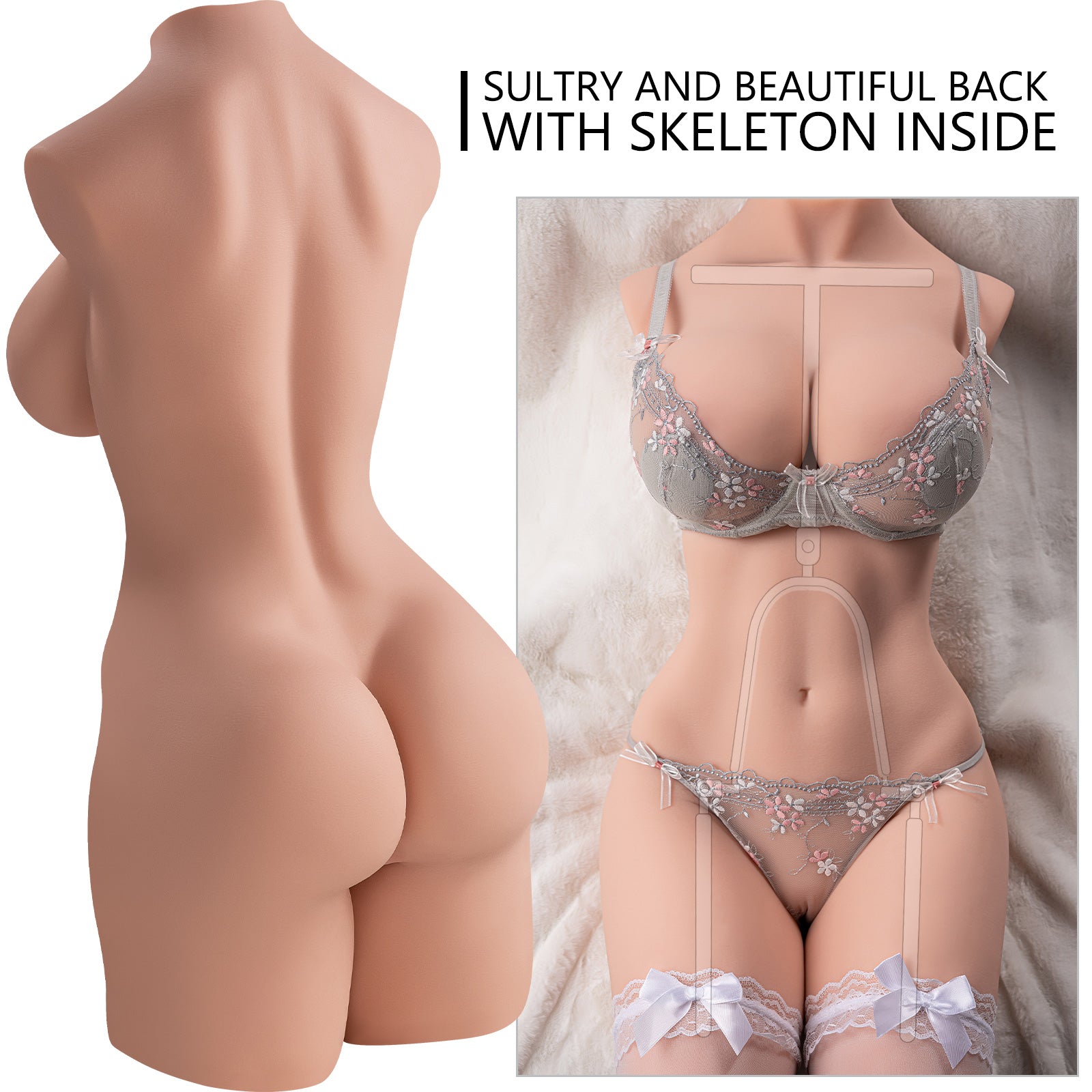 Erica 42.32LB Big Boobs Booty BBW Life Size Real Doll Torso Sex Toys M Dolltorso Erica 42.32LB Big Boobs Booty BBW Life Size Real Doll Torso Sex Toys M Dolltorso