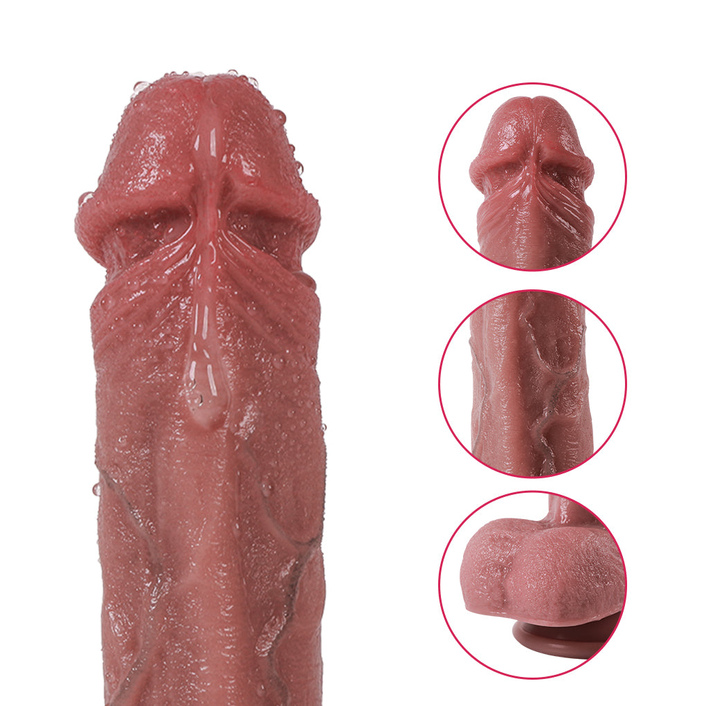 D02 22cm Silicone Electirc Male Dildo Sex Doll Torso Cosdoll