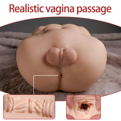 Hebe 15.21LB 3 Speeds 7 Frequency Automatic Sucking Vibrating Male Juice Ass Sex Torso Toy Real Sexdoll Torsos Female Masturbator