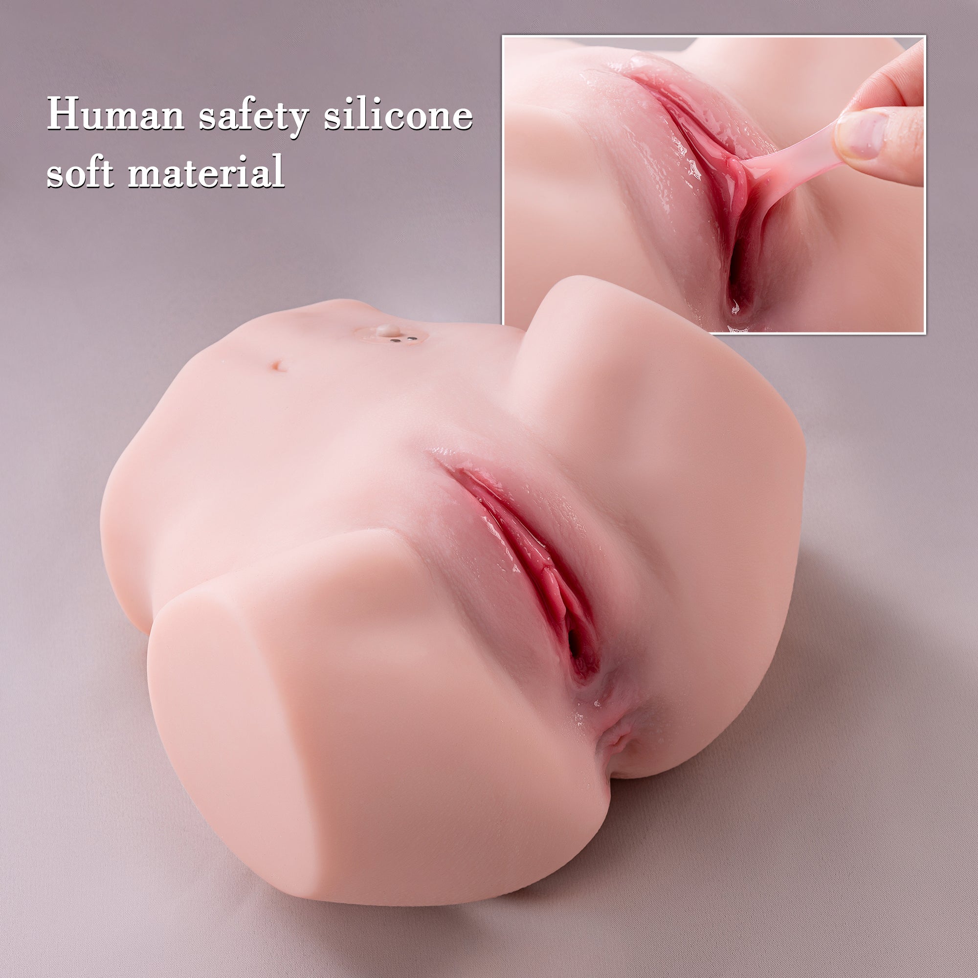 Vicky 4.4lb Torso Adult Sexy Toy Vagina Realistic Ass Male Masturbator Vibrating Sex Dolls