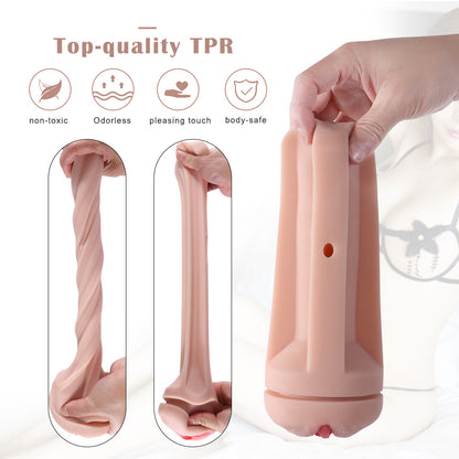 Rock Charging Masturbator Sucking Vibration Handheld Aircraft Cup