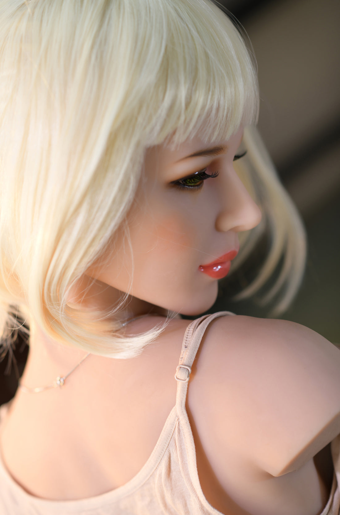 80cm White Skin Short Hair Big Breast Sex Doll Torso Love Toy Masturbator 6YE Doll