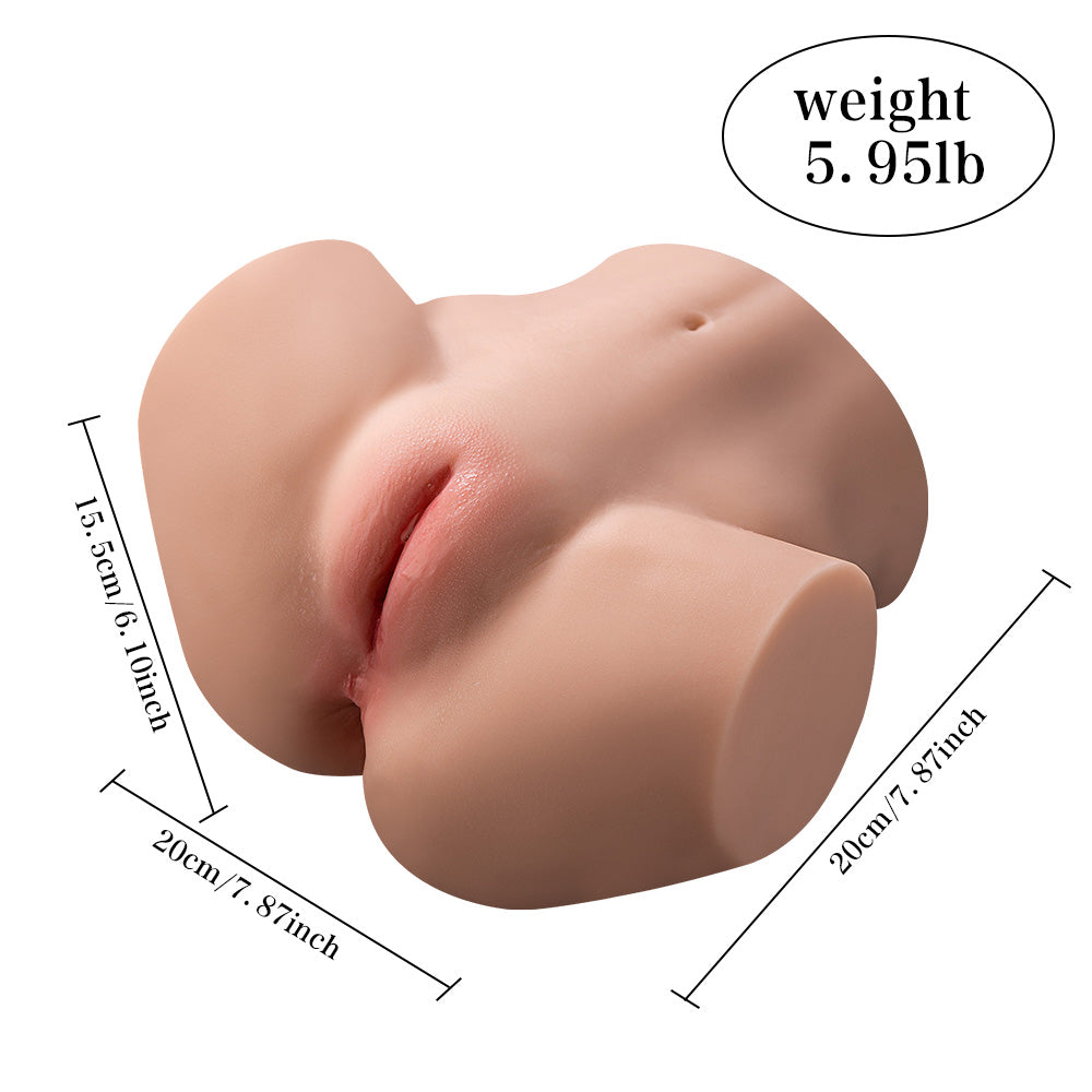 Sarah 5.95LB Lifelike Big Butt Sex Doll Torso Adult Sexy Toy Realistic Vagina Love Dolls