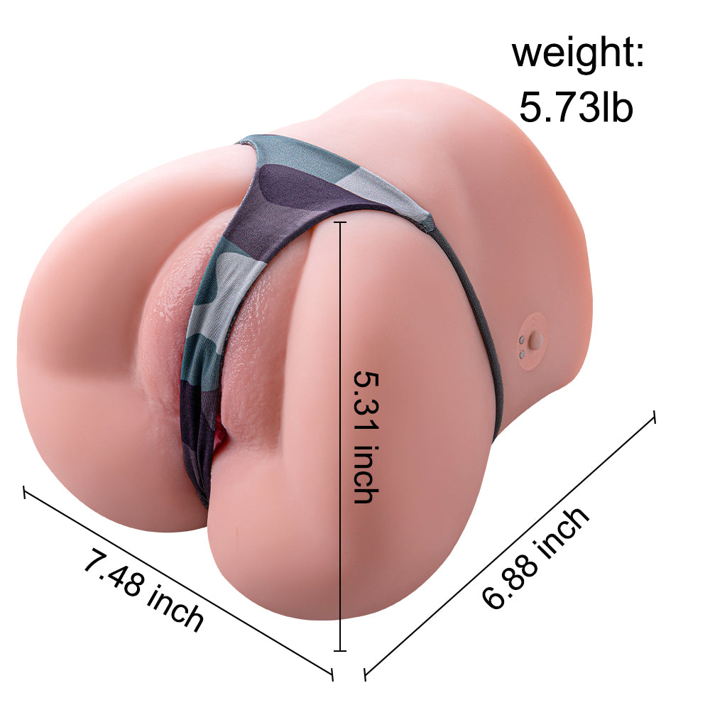 Ray 5.73LB Realistic Vibrating Cute Pink Pussy Petite Ass Sex Doll Torso Male Love Sexy Toys Masturbators