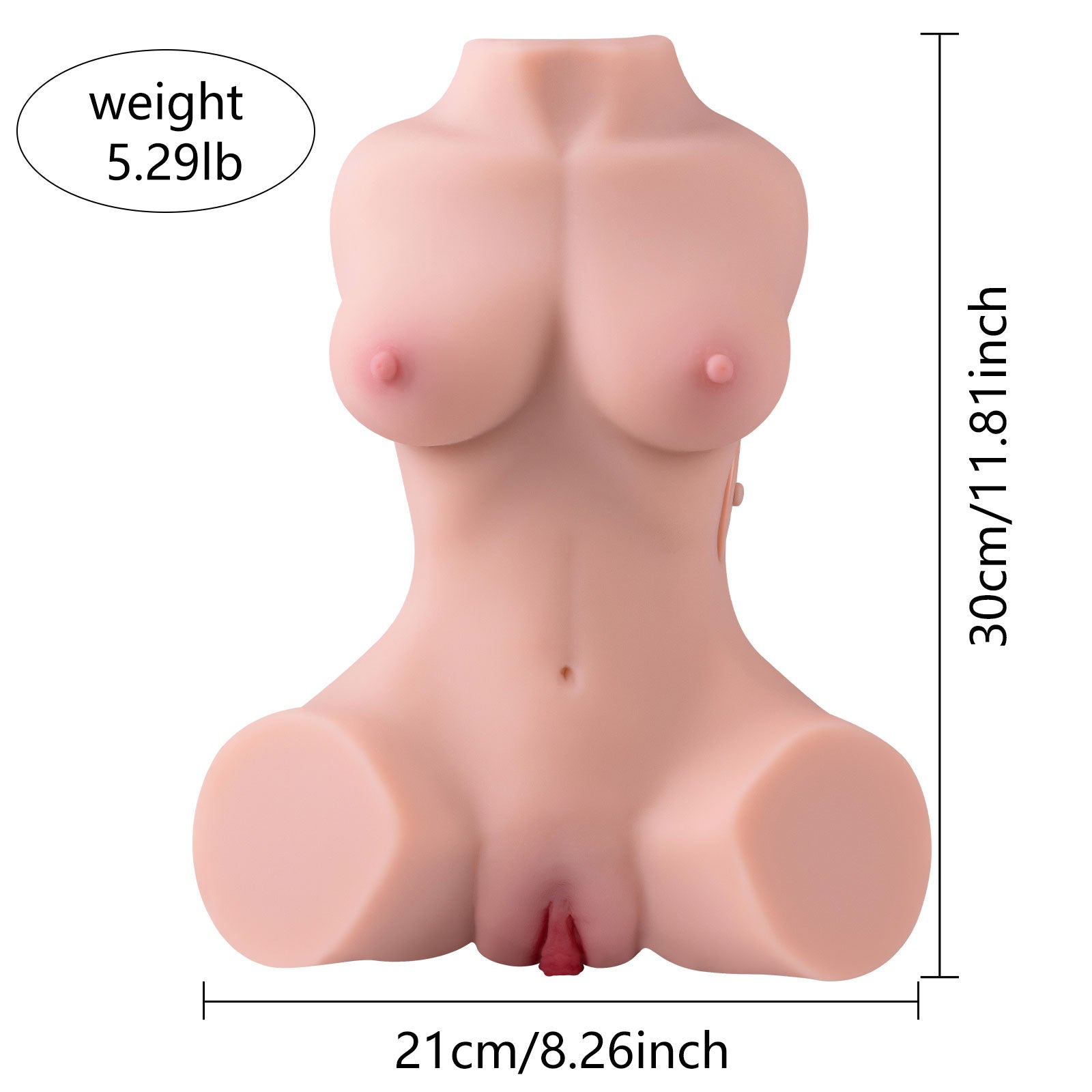 Susie Fully Automatic Sexdolls 5.29LB 3 Speeds 7 Frequencies Sucking Vibrating Sex Doll Torso Toy Female Love Dolls Male Masturbator