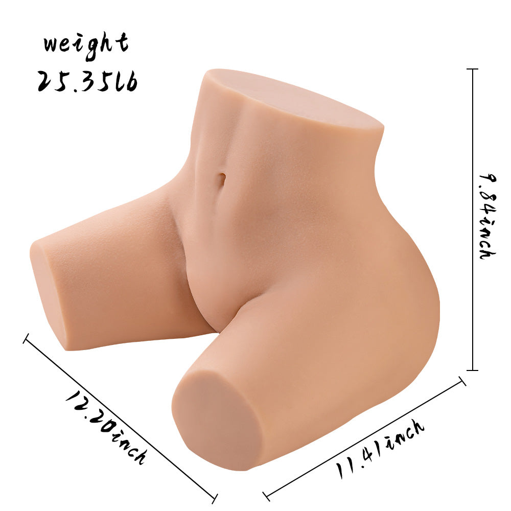 ChuYulu Realistic Fat Female Big Butt Love Doll Torso 25.35LB Sexy Adult Toy Male Masturbator