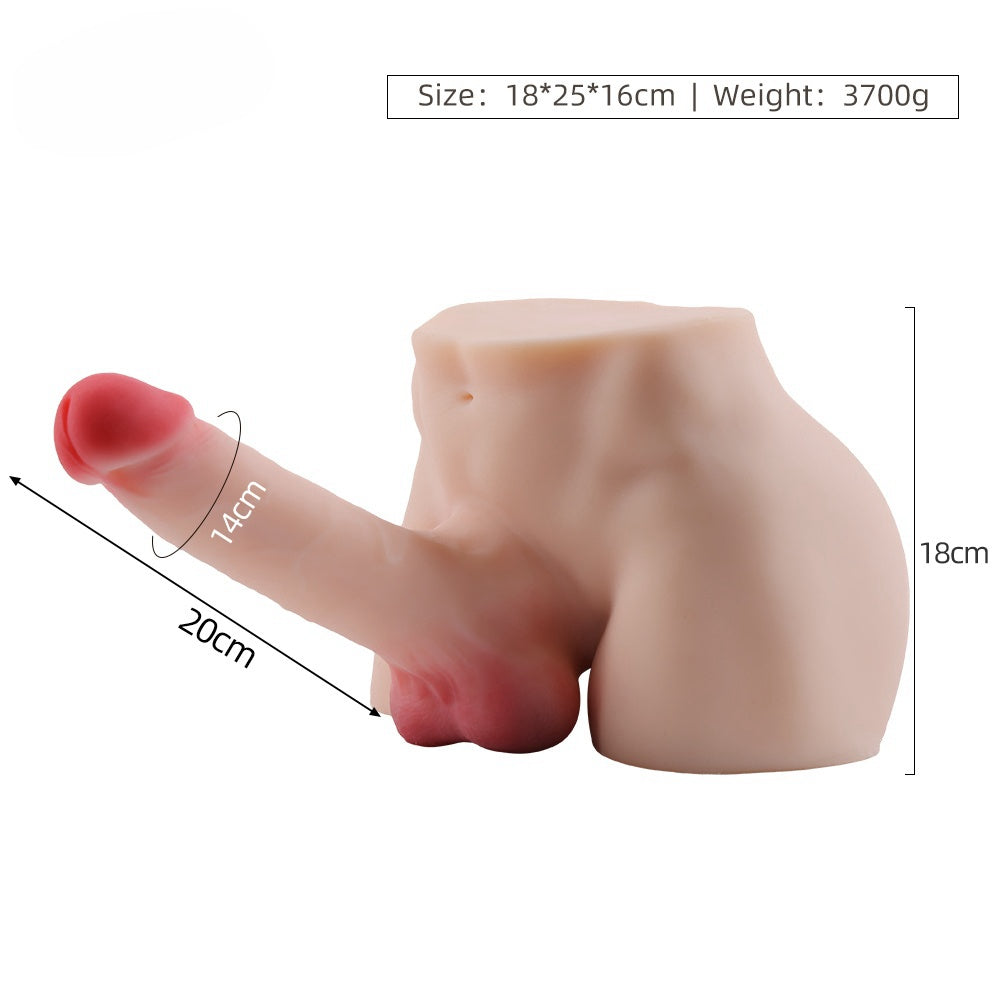 17cm Realistic Lower Body TPE Sex Doll Torso Dildo Cosdoll