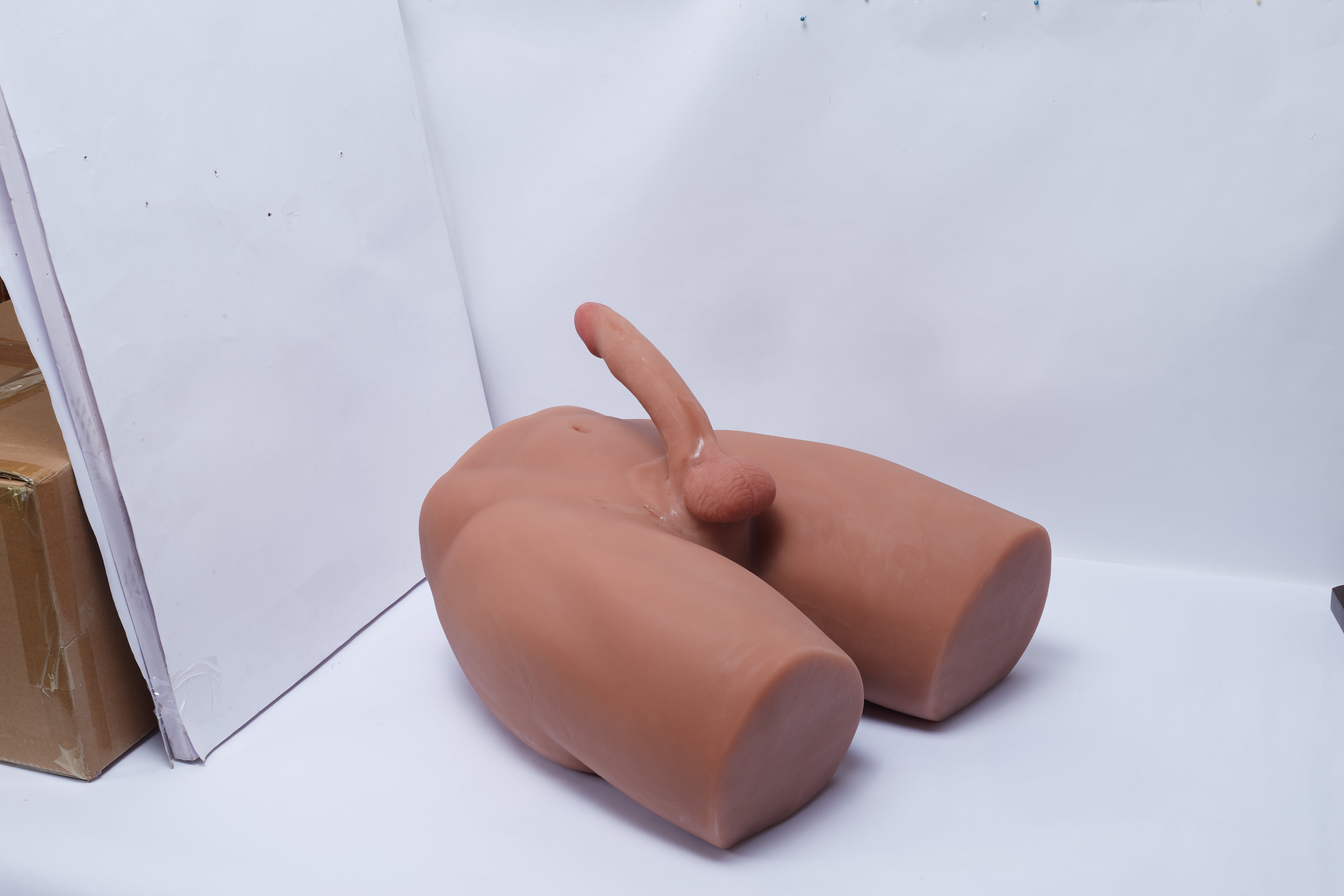 39cm Tan Skin Lower Body Sex Doll Torso Dildo Cosdoll