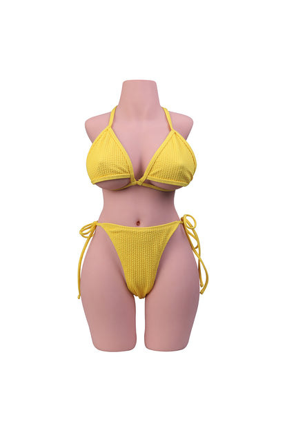 45.1LB Mona Torso Sex Doll Fair/Wheat Skin TPE Realistic Tunnel Realistic Love Dolls Masturbator Sexy Toys in Stock【US Only】