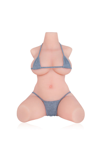 45.1LB Mona Torso Sex Doll Fair/Wheat Skin TPE Realistic Tunnel Realistic Love Dolls Masturbator Sexy Toys in Stock【US Only】