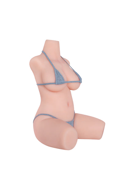 45.1LB Mona Torso Sex Doll Fair/Wheat Skin TPE Realistic Tunnel Realistic Love Dolls Masturbator Sexy Toys in Stock【US Only】