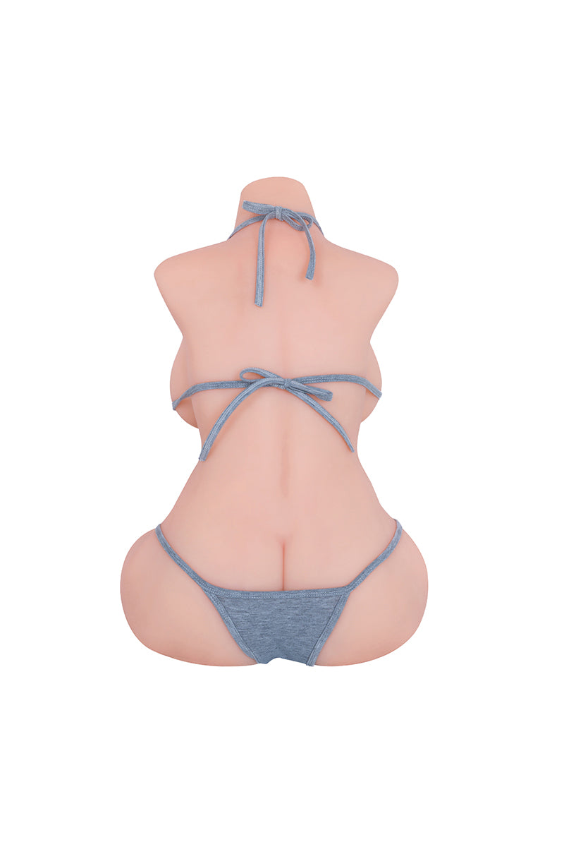 45.1LB Mona Torso Sex Doll Fair/Wheat Skin TPE Realistic Tunnel Realistic Love Dolls Masturbator Sexy Toys in Stock【US Only】