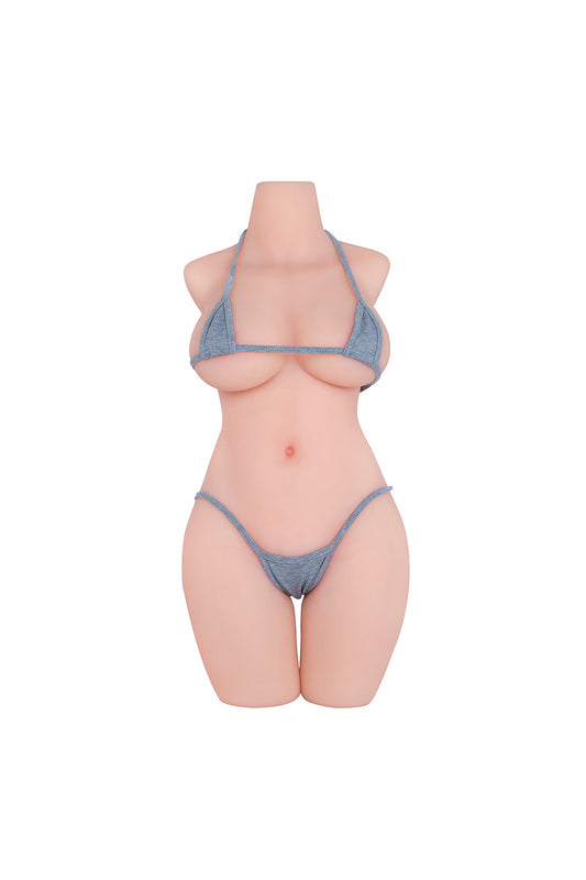 45.1LB Mona Torso Sex Doll Fair/Wheat Skin TPE Realistic Tunnel Realistic Love Dolls Masturbator Sexy Toys in Stock【US Only】