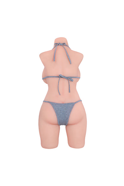 45.1LB Mona Torso Sex Doll Fair/Wheat Skin TPE Realistic Tunnel Realistic Love Dolls Masturbator Sexy Toys in Stock【US Only】