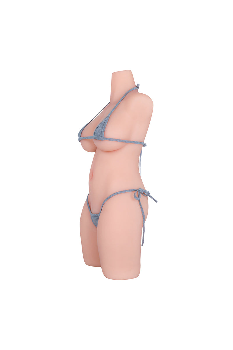 45.1LB Mona Torso Sex Doll Fair/Wheat Skin TPE Realistic Tunnel Realistic Love Dolls Masturbator Sexy Toys in Stock【US Only】