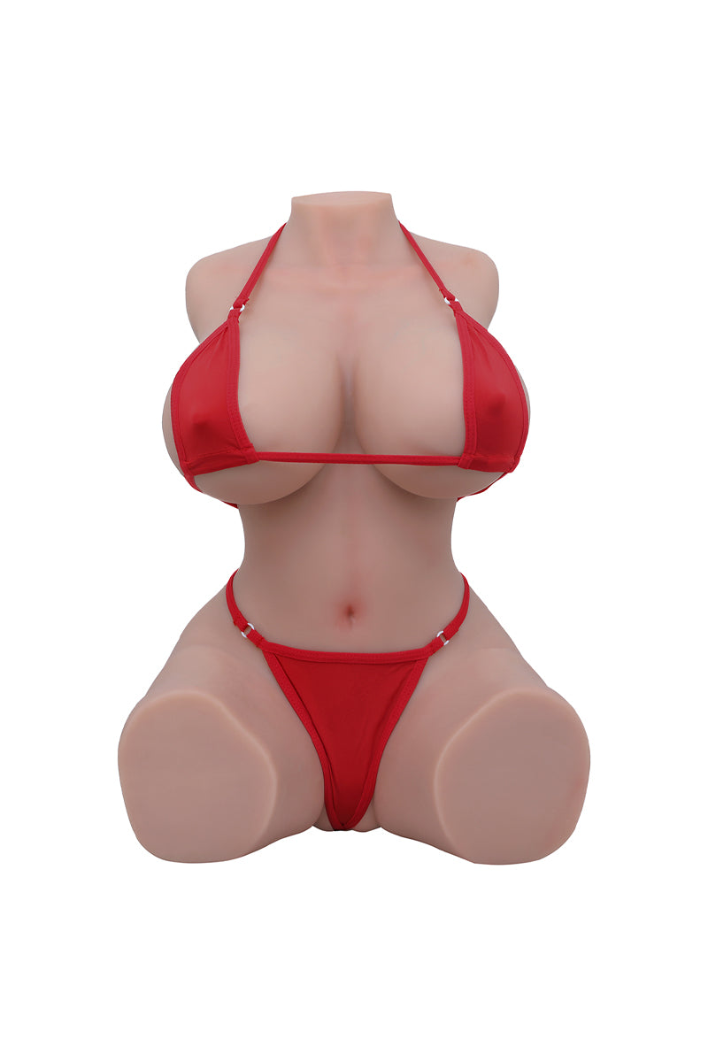 37.2 LB Vidona Realistic Love Doll Torso TPE Fair/Wheat Skin Big Breasts Sex Dolls in Stock【US Only】