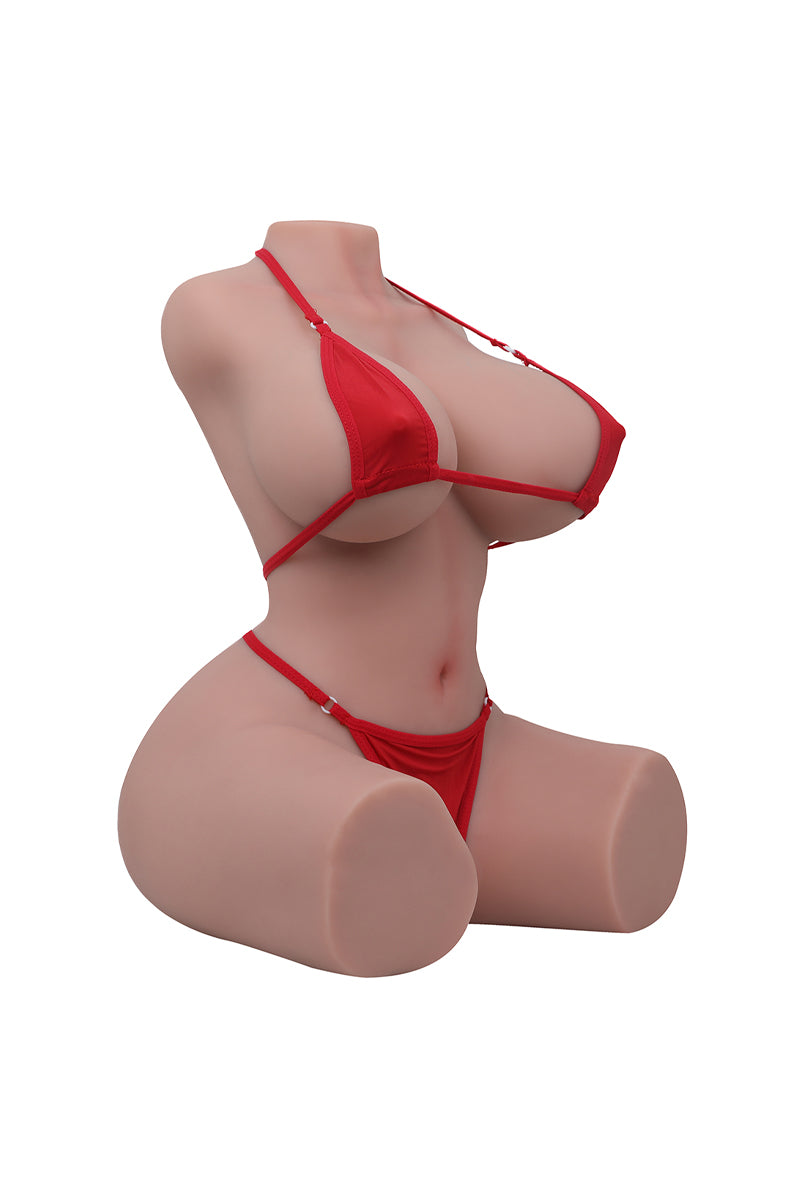 37.2 LB Vidona Realistic Love Doll Torso TPE Fair/Wheat Skin Big Breasts Sex Dolls in Stock【US Only】