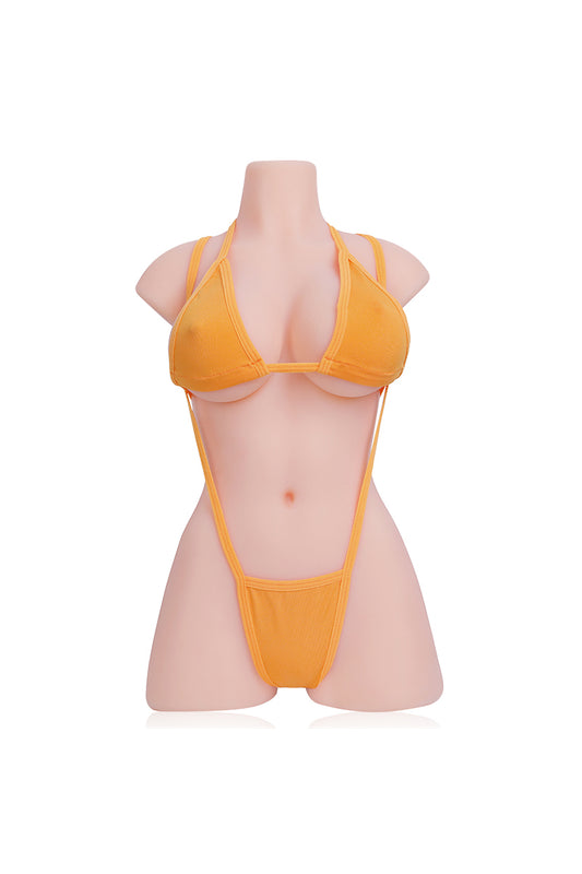 18.6 LB Vena Realistic Sex Doll Torso Fair/Wheat TPE Big Breasts Half Body Love Dolls in Stock