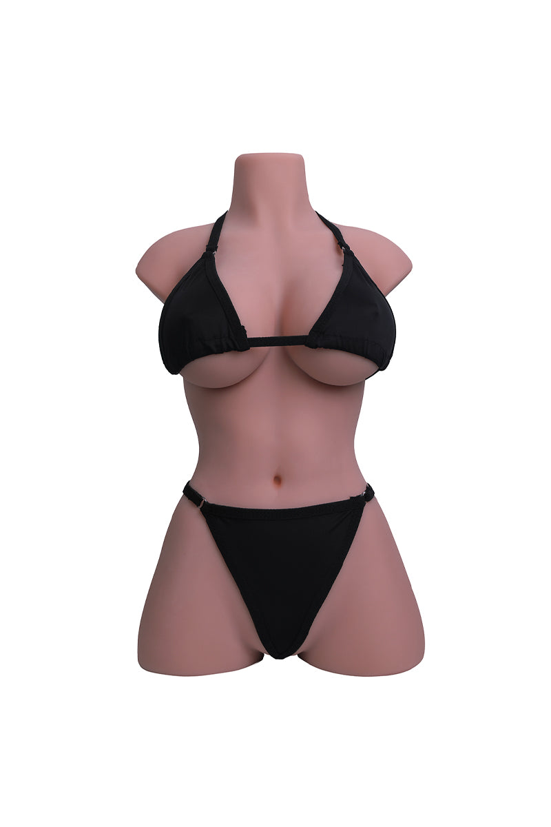 18.6 LB Vena Realistic Sex Doll Torso Fair/Wheat TPE Big Breasts Half Body Love Dolls in Stock