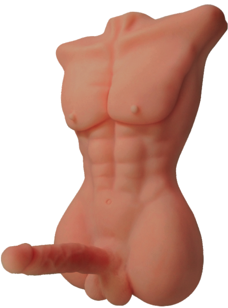 YT-038 Muscle TPE Shemale Real Doll Torso Yayo Doll