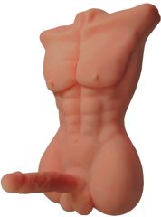 YT-038 Muscle TPE Shemale Real Doll Torso Yayo Doll