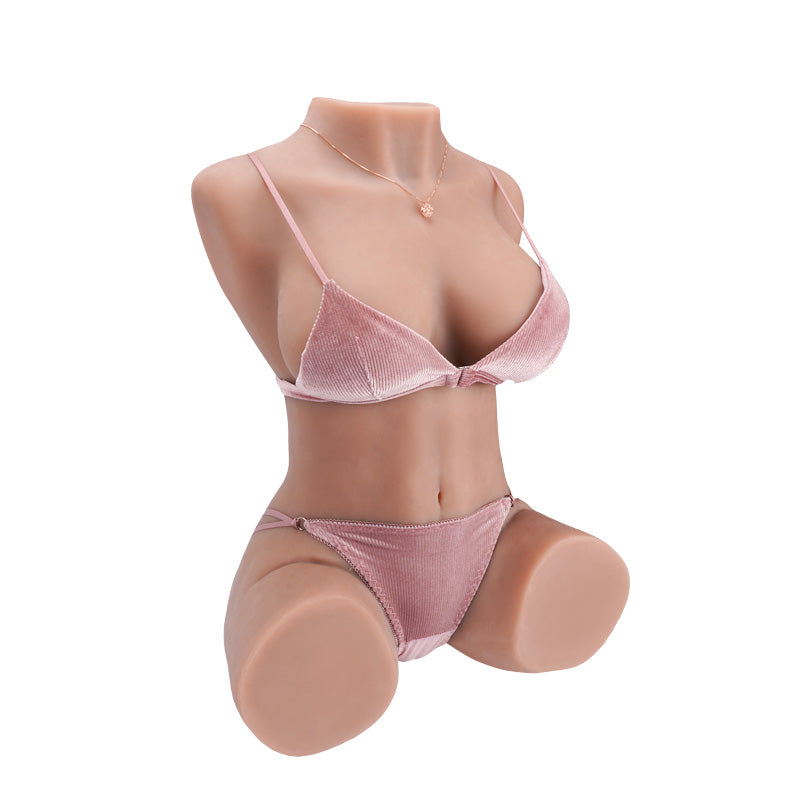 Candice: 43LB Most Realistic Pussy Torso Sex Doll Sexy Adult Toy Male Masturbator(Wheat)