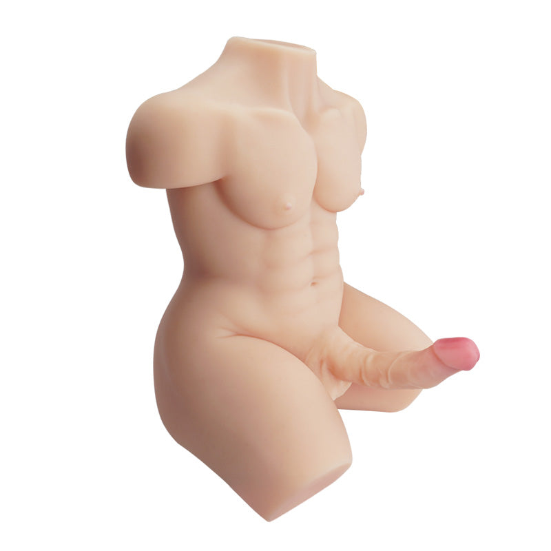 Channing: 33.07LB Male Torso Sex Doll Threesome