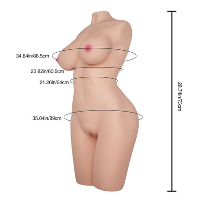 Diana: 48.06LB Realistic Masturbator Pornstar Sex Doll Torso Sexy Love Torsos