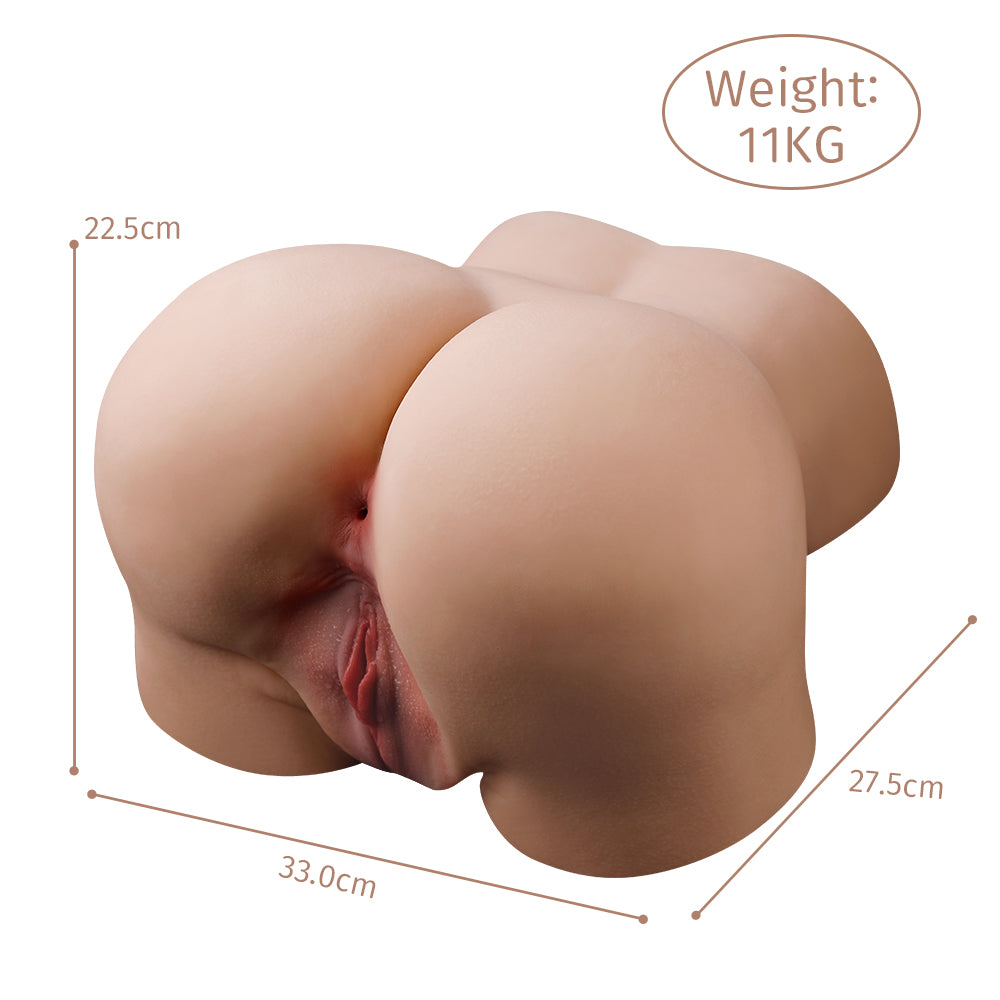 Sophia 24.25LB Automatic Sucking Vibrating Big Ass Sex Doll Torsos Female Fat Sexy Adult Toys