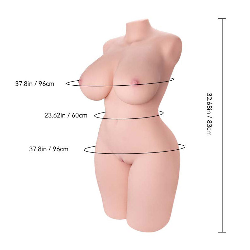 Monroe: 67.0LB Plump BBW Sex Doll Torso Male Masturbator Sexy Toy