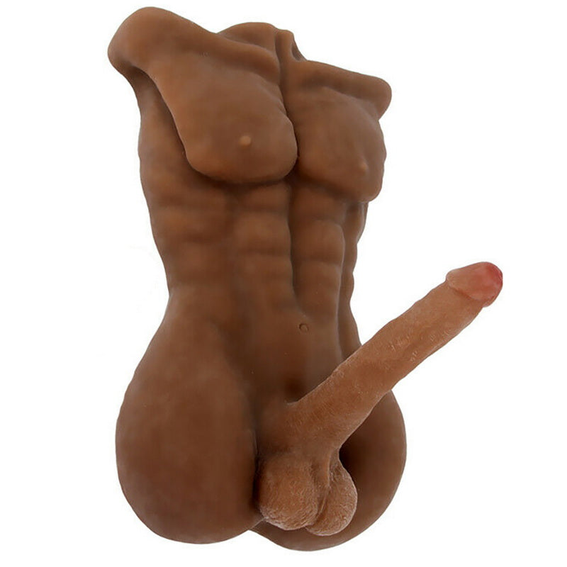 YouQ Macho Muscle Upper Body Male Love Doll Torso Dildo